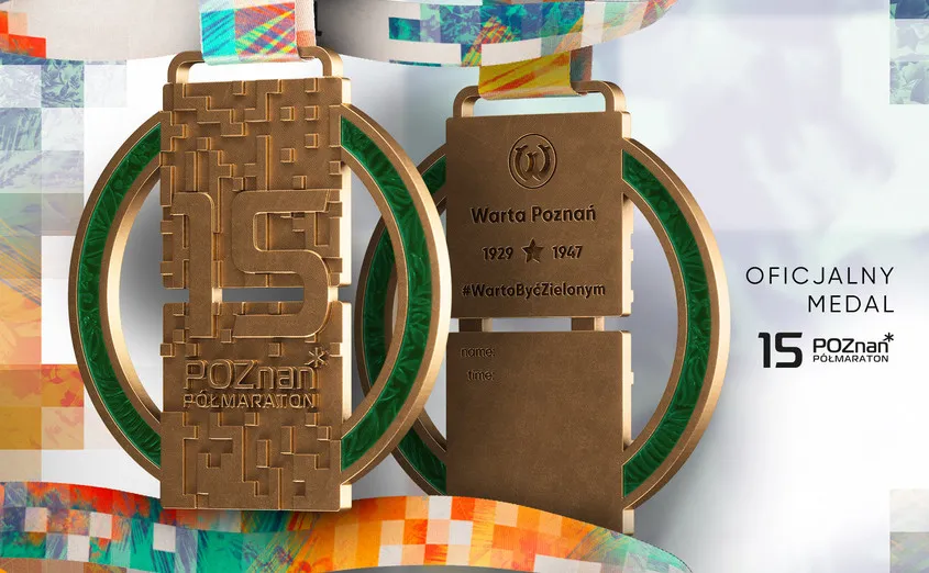 WartoBycZielonym – zielony medal 15. Poznan Polmaratonu
