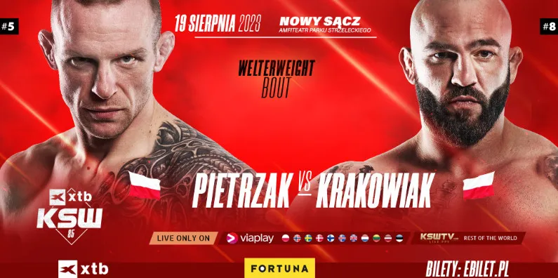 Pietrzak vs Krakowsiak. Efektownie walczący półśredni zmierzą się podczas XTB KSW 85