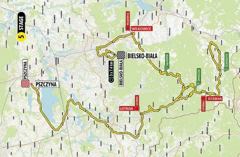 Tour de Pologne 2 sierpnia kolarze przejadą trasę z Pszczyny do Bielska Białej