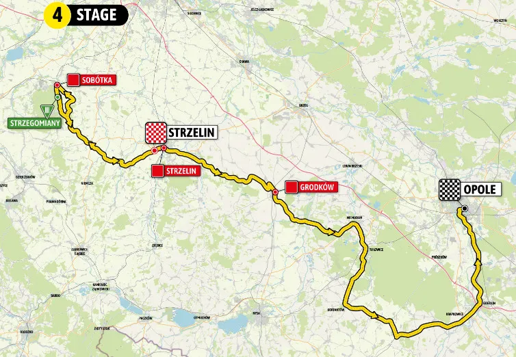 Tour de Pologne 4 etap 01 sierpnia kolarze przejadą trasę ze Strzelina do Opola