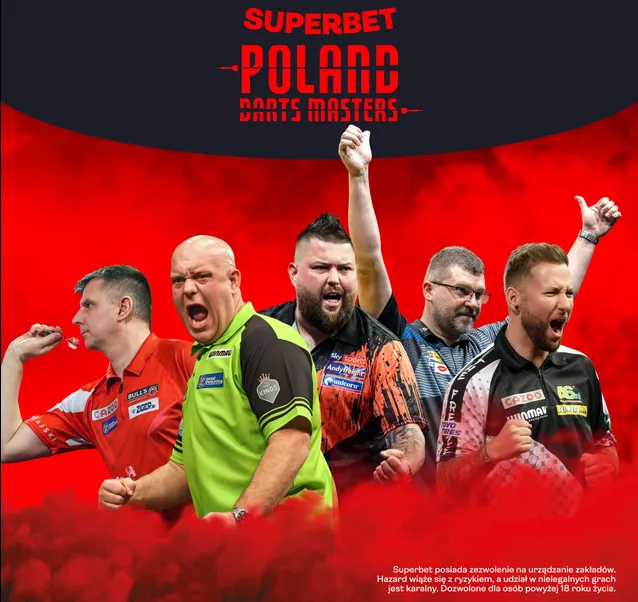 Pierwszy taki turniej darta w Polsce! Superbet sponsorem tytularnym Poland Darts Masters