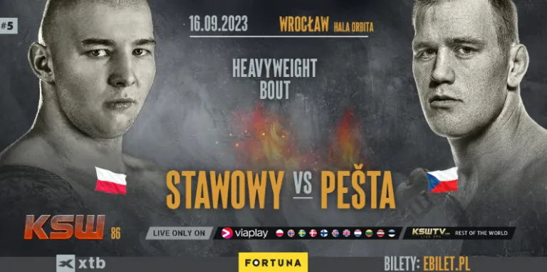 Stawowy vs Pesta. Kolejne polsko czeskie starcie na gali KSW 86 we Wrocławiu