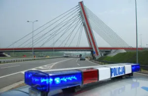 Policja Radiowoz Tunel Autostrada