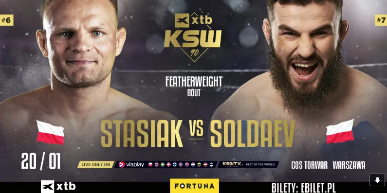 Damian Stasiak Zmierzy Siez Adamem Soldaevem Na Gali XTB KSW 90