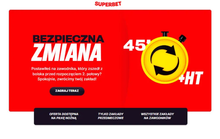 Superbet Wprowadza Nowa Funkcje Bezpieczna Zmiana