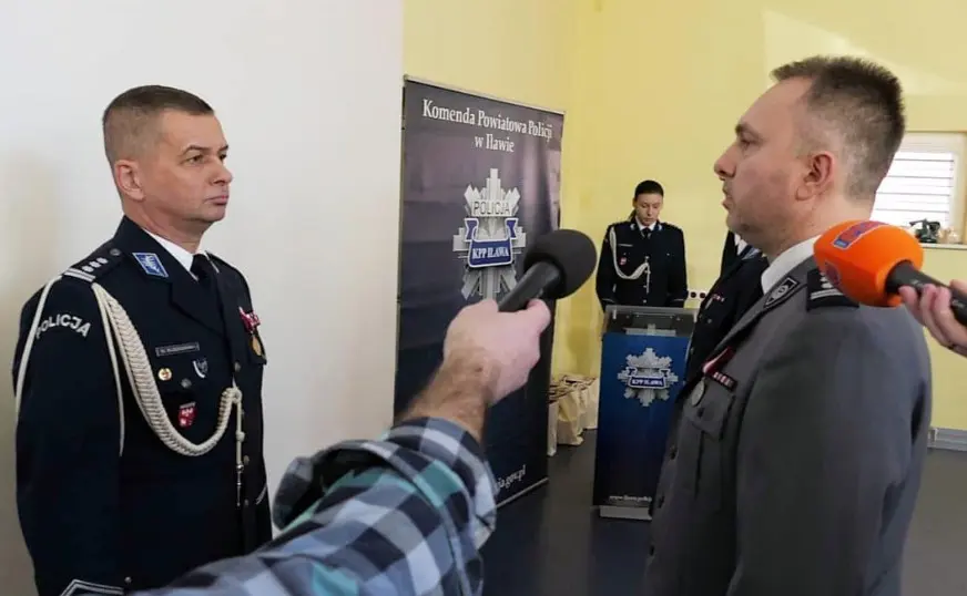 Pozegnanie Komendanta Powiatowego Policji W Ilawie