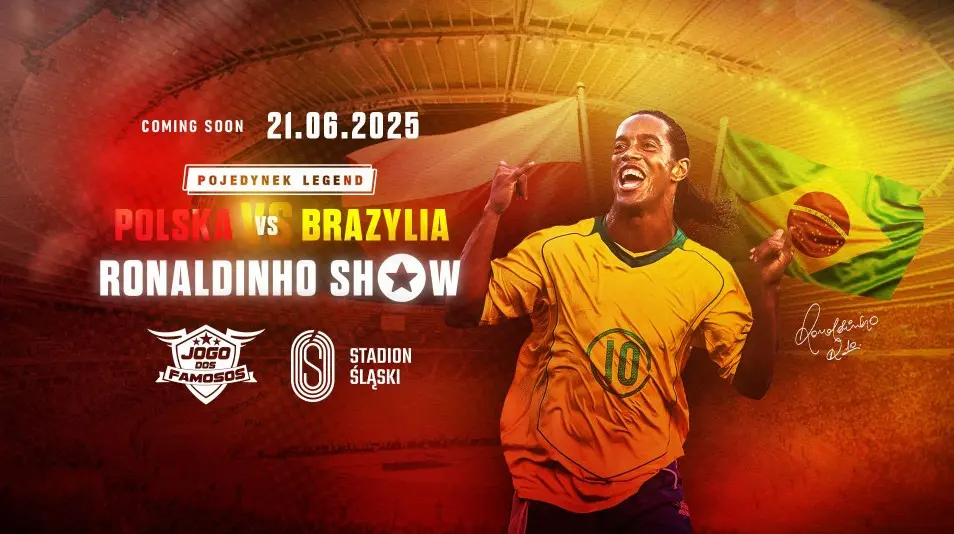 Ronaldinho Show 2025 Polska Brazylia Na Stadionie Slaskim