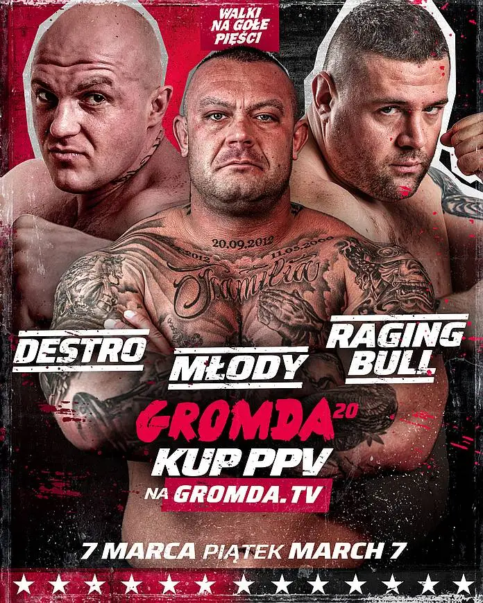 GROMDA20 Destro Mlody Ragingbull