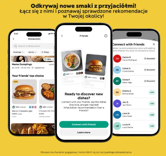 Glovo Stawia Na Spolecznosc. Nowe Funkcje Ulatwia Odkrywanie I Polecanie Ulubionych Restauracji