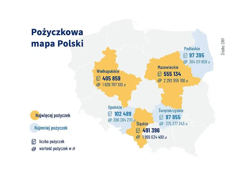 Pozyczkowa Mapa Polski