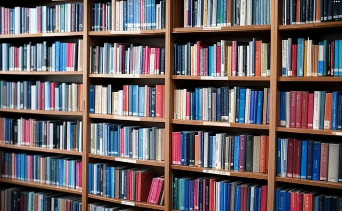 Biblioteka Ksiazki Regal I Polki Z Ksiazkami