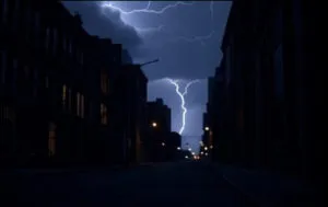 Burza Blackout Brak Pradu Bez Pradu Prad Energetyka Pogotowie Energetyczne Elektryk