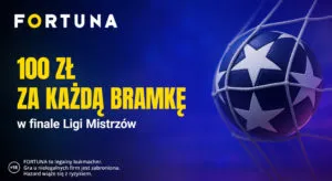 100 Zl Za Kazda Bramke W Finale Ligi Mistrzow – Oferta Fortuny Dla Nowych Graczy