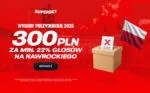 300 PLN Za Min. 22 Proc Glosow Na Karola Nawrockiego