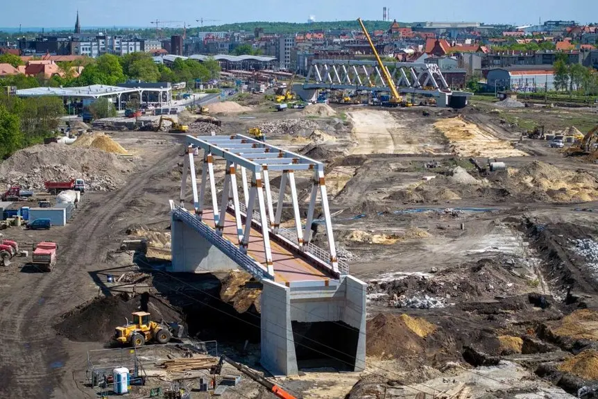 Budowa Wiaduktow Kolejowych W Centrum Katowic Fot. Lukasz Hachula