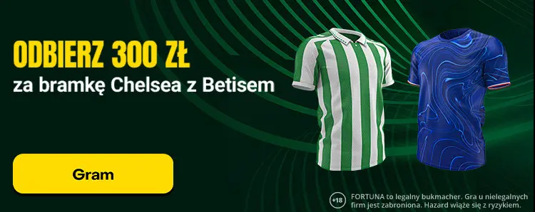 Chelsea Vs Betis We Wroclawiu – Pilkarskie Swieto Z Wyjatkowym Bonusem 300 Zl Dla Nowych Graczy W Fortunie
