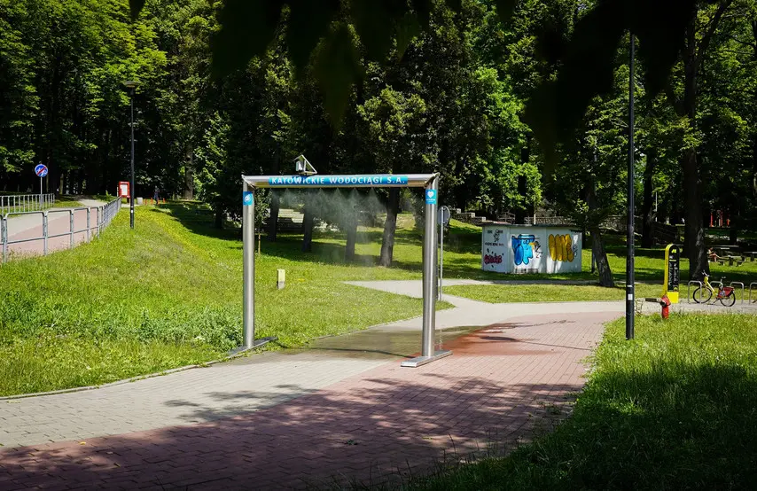 Kurtyna Z Systemem W Parku Buguckim W Katowicach Fot. KAW
