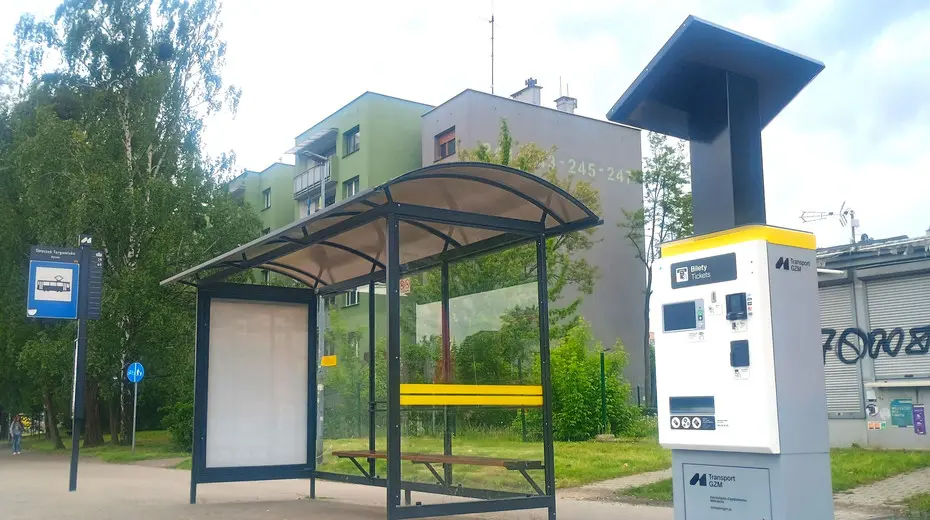 Solarny Automat Biletowy Stroszek Targowisko
