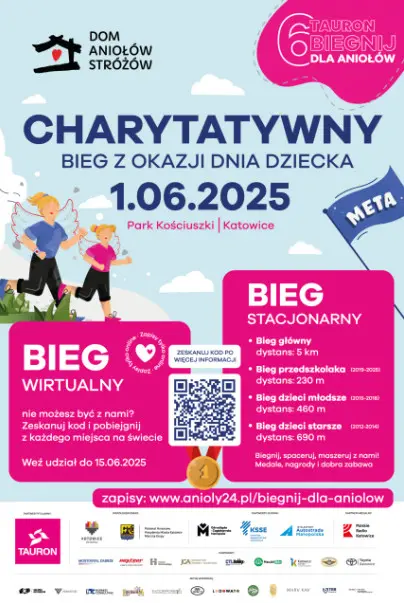 Tauron Biegnij Dla Aniolow Sport I Serce Bija Razem Dla Dzieci Ze Slaska I Zaglebia 1