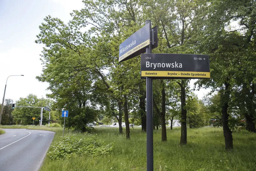 Ulica Brynowska I Ulica Mikolowska W Katowicach Fot KAW Drogowskaz