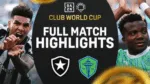 Botafogo Survive Late Scare To Beat Seattle Sounders 2 1