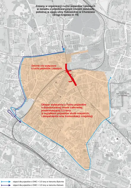 Estakada W Chorzowie Wylaczona Z Uzytkowania. Miasto Apeluje O Wsparcie I Cierpliwosc Mieszkancow 1