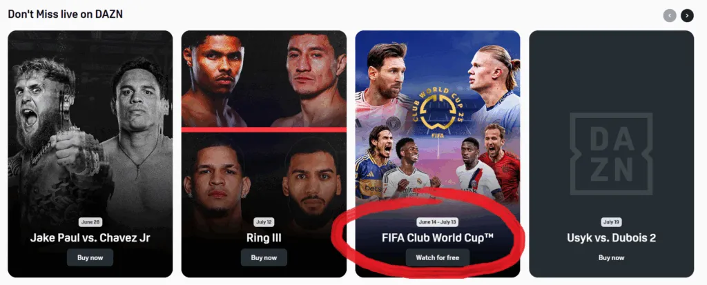 Ogladaj Klubiwe Mistrzostwa Swiata Za Darmow W DAZN