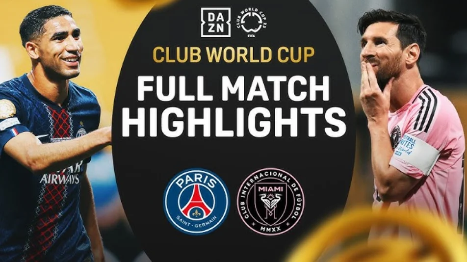 PSG Dominates Lionel Messi Inter Miami 4 0