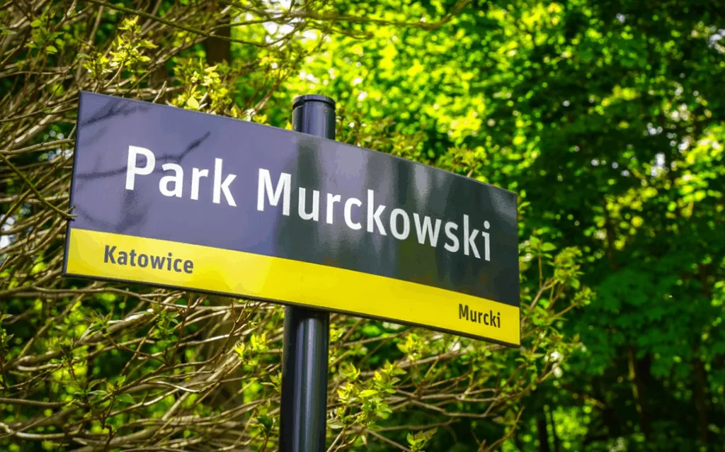 Park Murckowski W Katowicach Tabliczka Fot. KAW