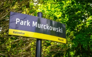 Park Murckowski W Katowicach Tabliczka Fot. KAW