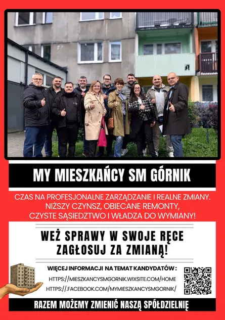 Ulotka MY Mieszkancy SM Gornik W Katowicach