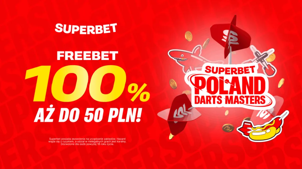 100 Zl W Freebetach Na Superbet Poland Darts Masters. Nowa Oferta Bukmachera 1