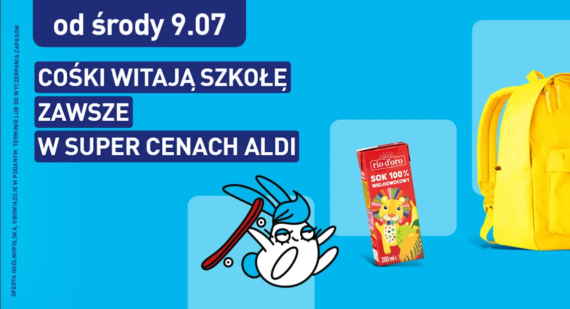 ALDI Rozpoczyna Sprzedaz Wyprawki Szkolnej