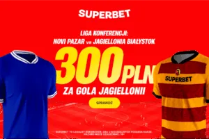 Bonus 300 PLN Za Gola Jagiellonii W Meczu Z Novi Pazar W Superbet