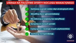 Falszywa Oferta Wakacyjnego Noclegu Jak Dzialaja Oszusci I Jak Sie Chronic Fot Komenda Glowna Policji
