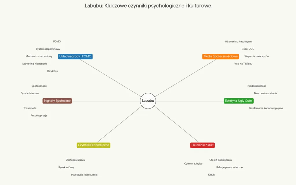 Kluczowe Czynniki Wplywajace Na Popularnosc Labubu Diagram