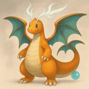 Mega Dragonite Pierwszej Nowej Mega Evolutio