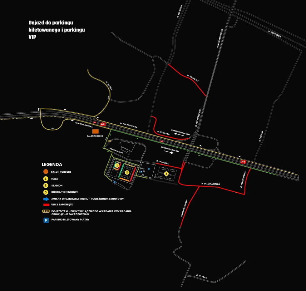 Parking VIP Dojazd Darmowymi Autobusami Na Mecz GKS Katowice – Rakow Czestochowa Na Arenie Katowice