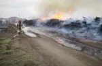 Pozar Podkladow Kolejowych W Kat