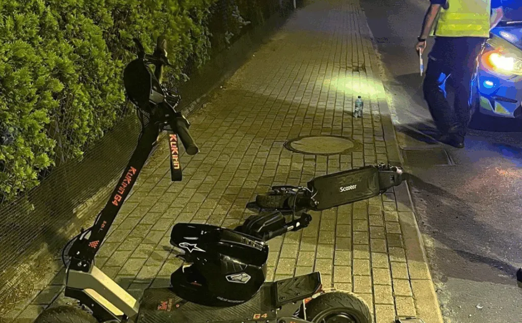 Radlin Zderzenie Dwoch Hulajnog Elektrycznych. Obaj Kierujacy Byli Po Alkoholu