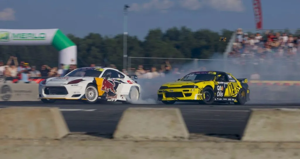Zacieta Rywalizacja W Finalach Drugiej Rundy Driftingowych Mistrzostw Polski W Katowicach