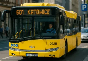 Autobus Nowej Lini 601 Wizualizacja Silesion Pl