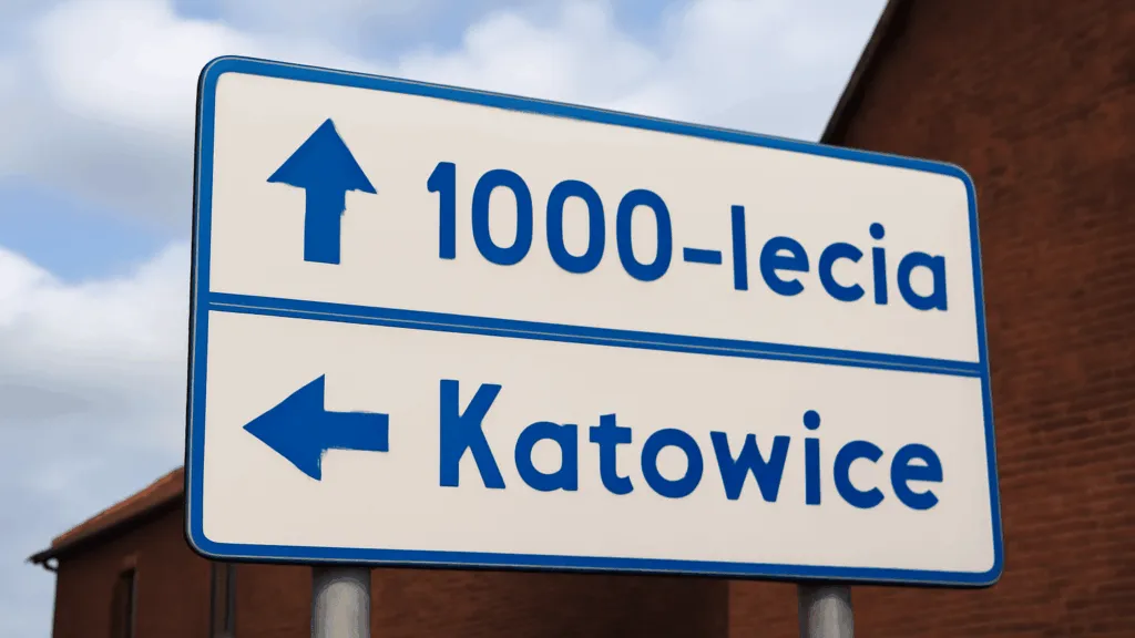 1000 Lecia Katowice Znak 1