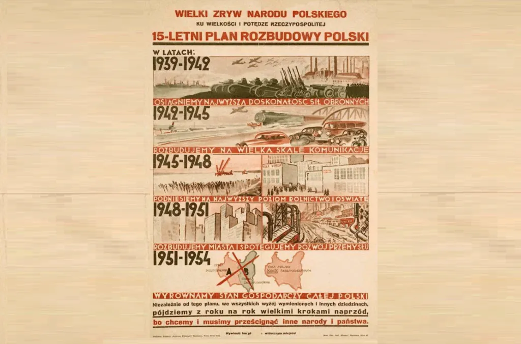 15 Letni Plan Rozbudowy Polski. Ambitna Wizja Modernizacji Przerwana Przez Wojne
