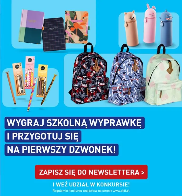 Aldi Konkurs Na Wyprawke Szkolna Kwadrat