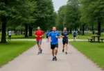 Bieganie W Miescie Po Parku 1