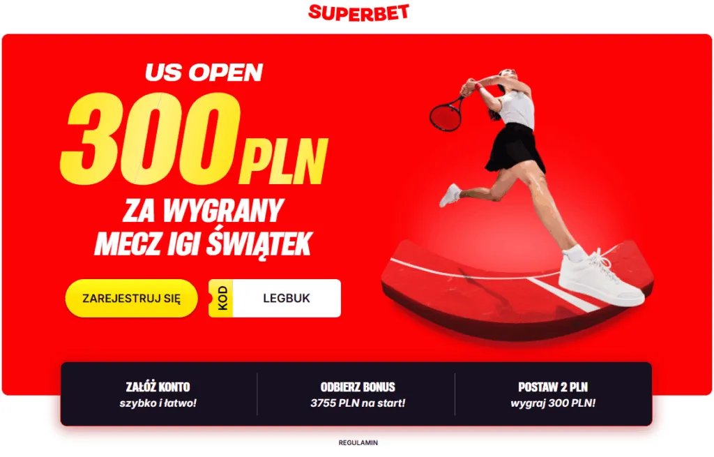 Bonus 300 PLN Za Zwyciestwo Igi Swiatek W Meczu Z Anna Kalinskaya