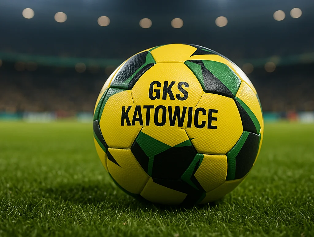 GKS Katowice Pilka Nozna Football Murawa Stadion Arena Zolto Zielono Czarne