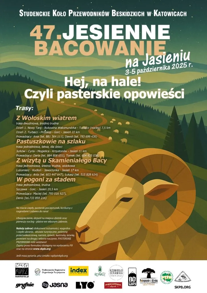 Hej Na Hale Pasterskie Opowiesci Podczas 47. Jesiennego Bacowania Na Jasieniu Plakat