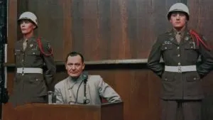 Hermann Goring Na Procesie W Norymberdze W Roku 1946